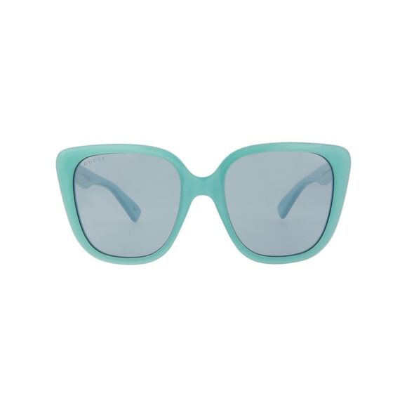 Gucci Cat Eye-Frame Acetate Sunglasses Blue Womens - Picture 1 of 6